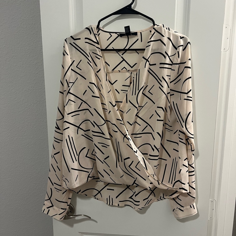 Draped blouse